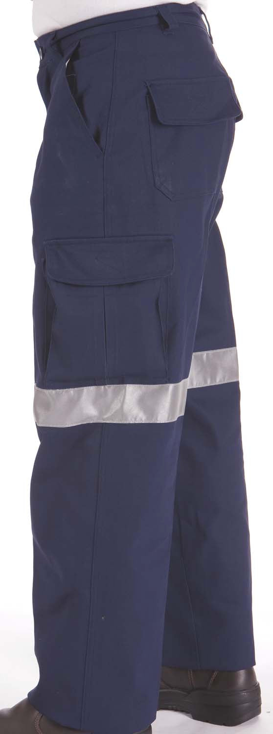 Lightweight Cotton Cargo Pants with 3M R/Tape