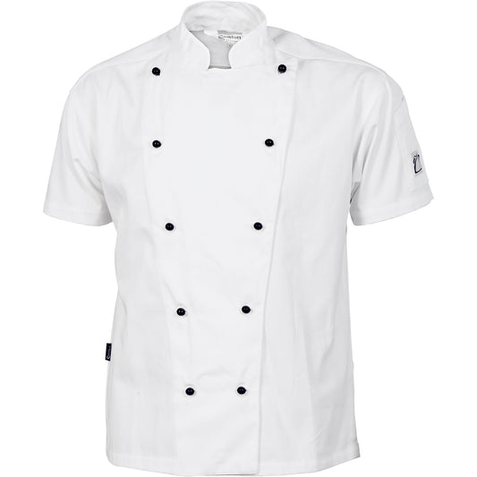 Cool-Breeze Cotton Chef Jacket - Short Sleeve