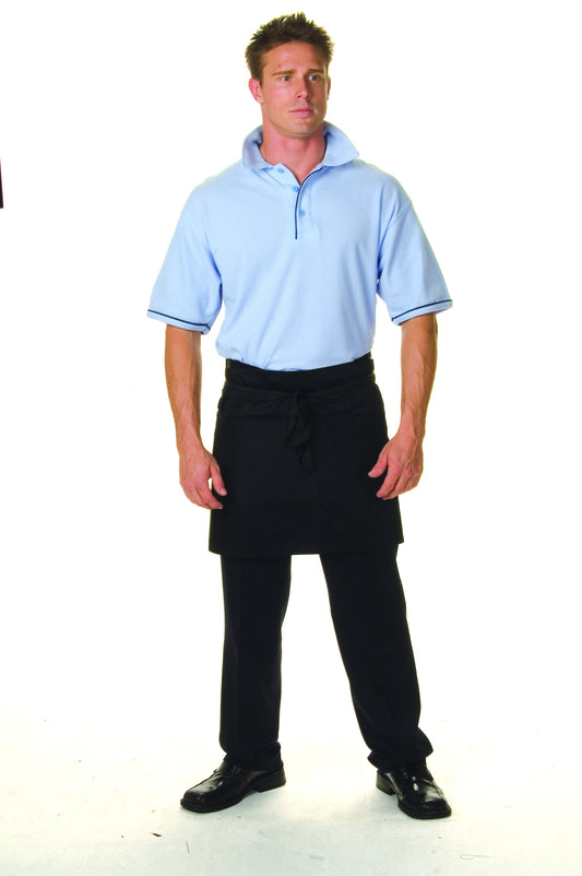 P/C Short Apron With Pocket