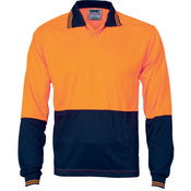 Hivis Two Tone Food Industry Polo - Long Sleeve