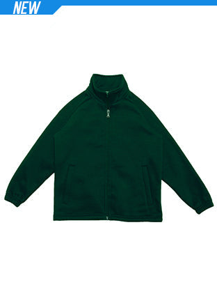 Kids Poly/Cotton Fleece Zip Through Jacket